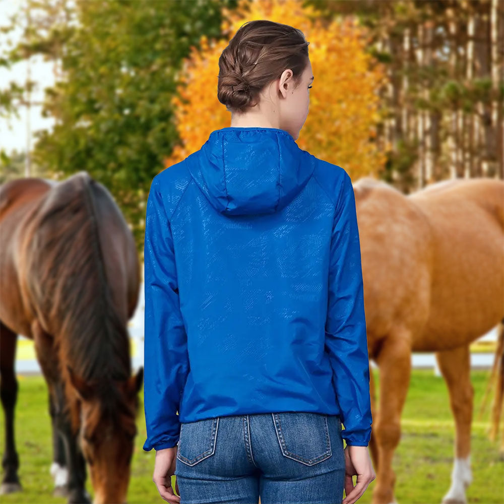 Veste coupe-vent imperméable pour cavalier d'équitation anti-UV