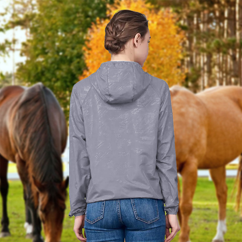 Veste coupe-vent imperméable pour cavalier d'équitation anti-UV