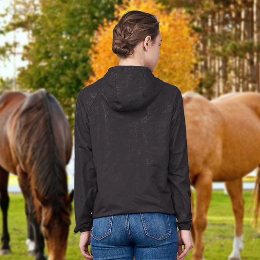 Veste coupe-vent imperméable pour cavalier d'équitation anti-UV