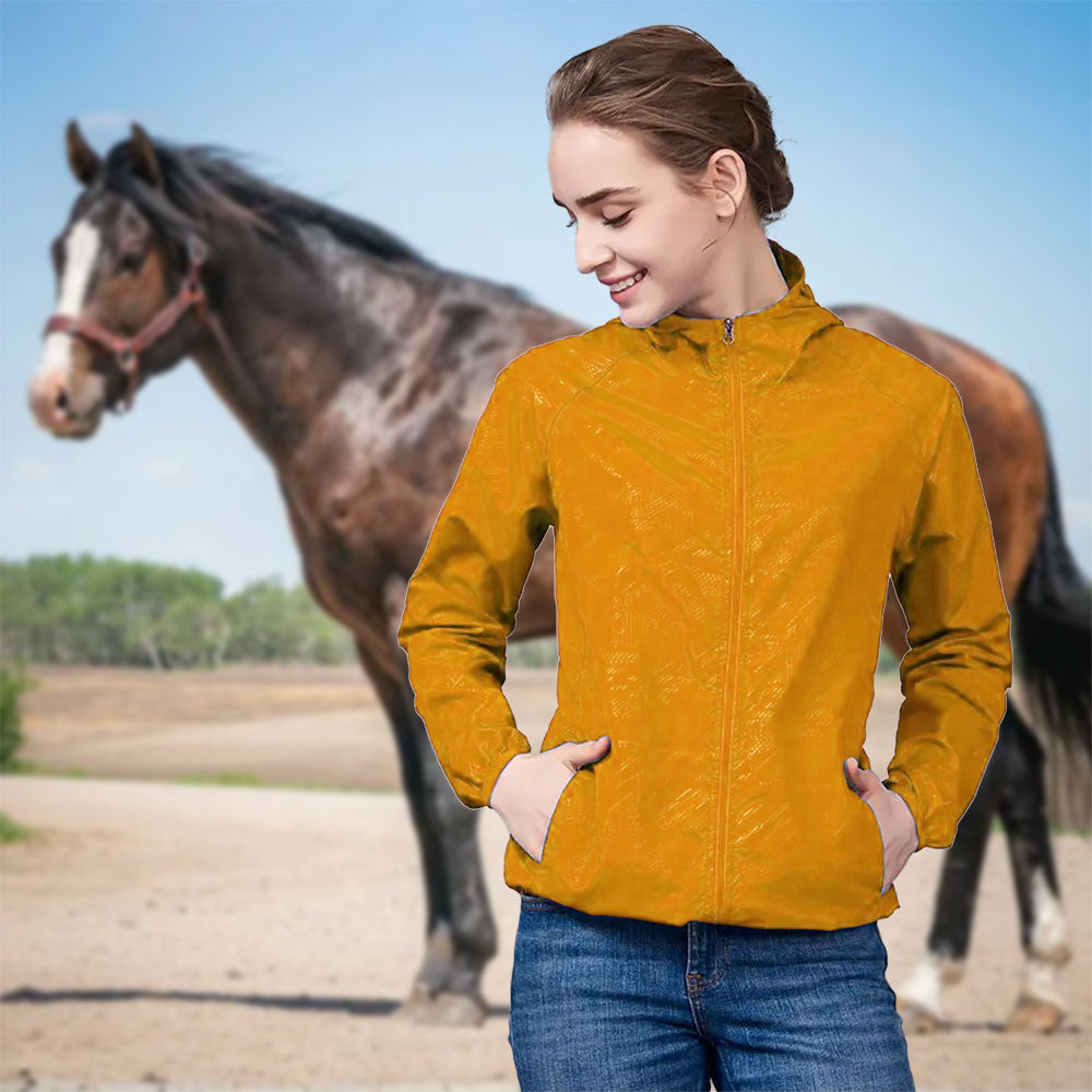 Veste coupe-vent imperméable pour cavalier d'équitation anti-UV