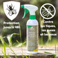 Ekin spray anti piqures d'insectes pour cheval d'équitation (anti mouche, anti moustique, anti tique, anti taon)